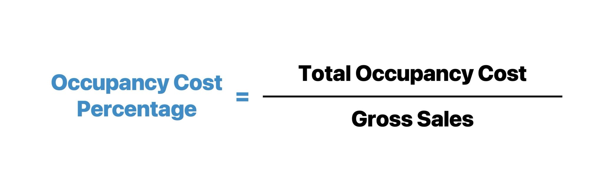 Occupancy Cost Percentage
