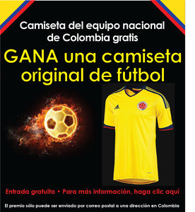 Explore Travel Guides Colombia - Gana una camiseta original de futbol - Win an authentic soccer jersey