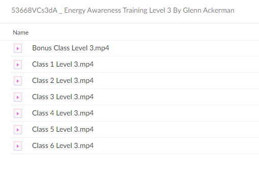Energy-Awareness-Training-Level-3-By-Glenn-Ackerman-Free-Download