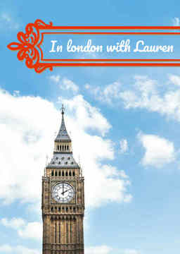 In London with Lauren_poster