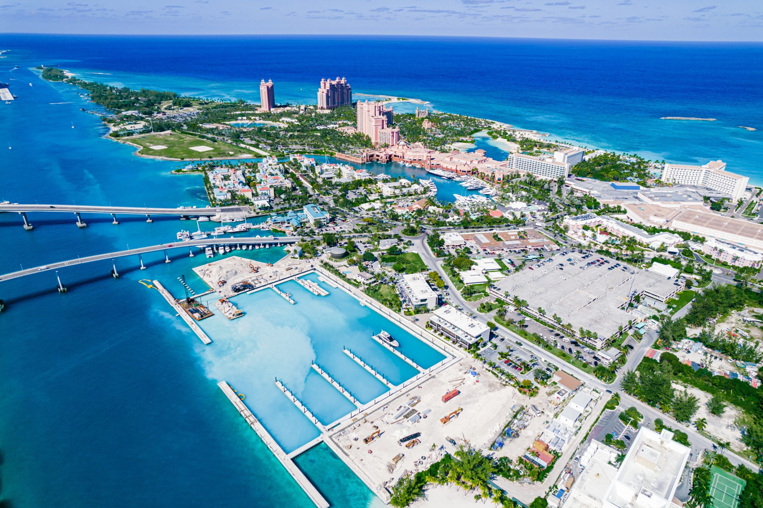 Hurricane Hole Superyacht Marina aerial Jan. 2022 Hurricane Hole Superyacht Marina aerial Jan. 2022