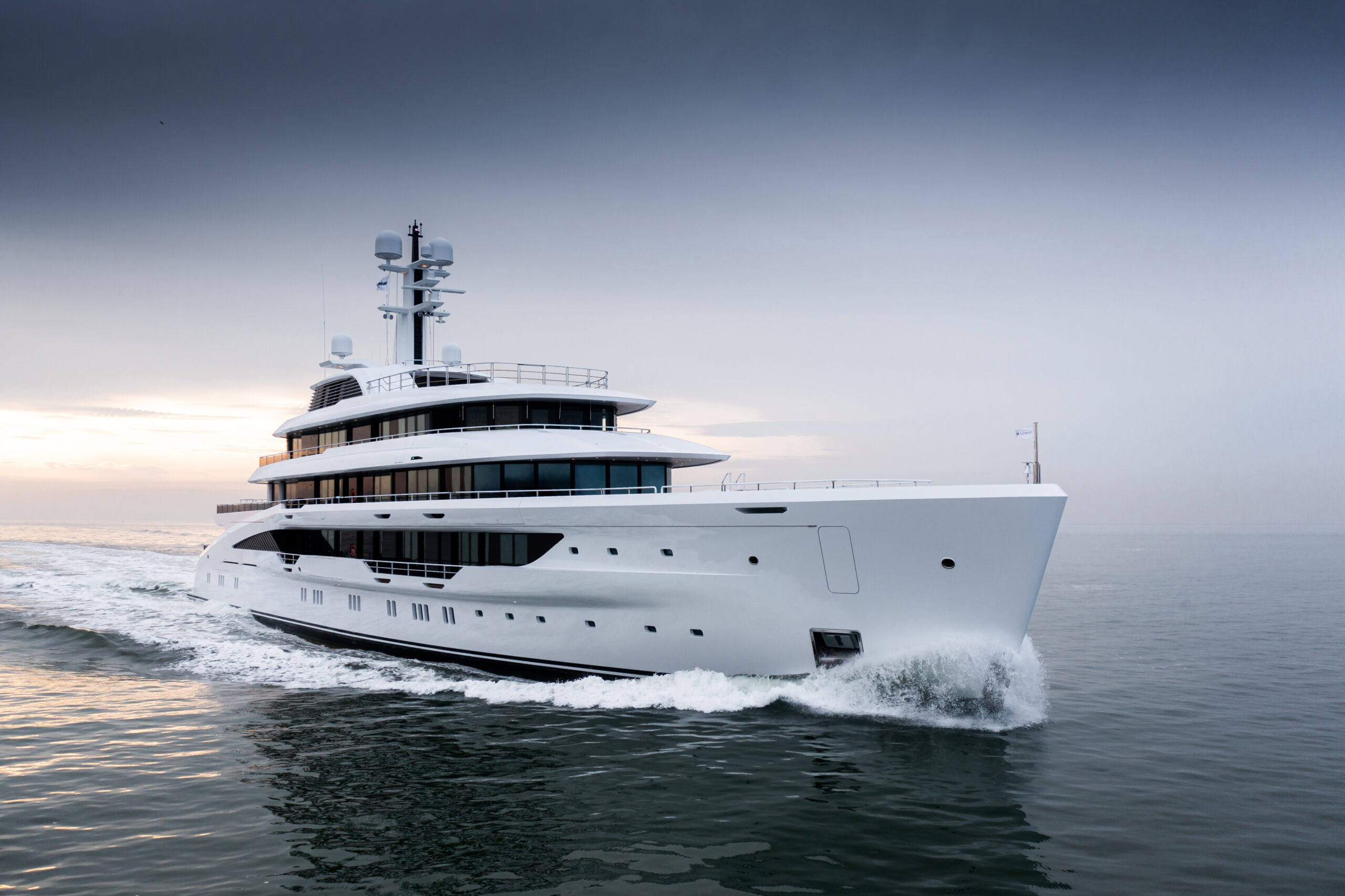 Custom Amels 78  delivered ©Damen Yachting