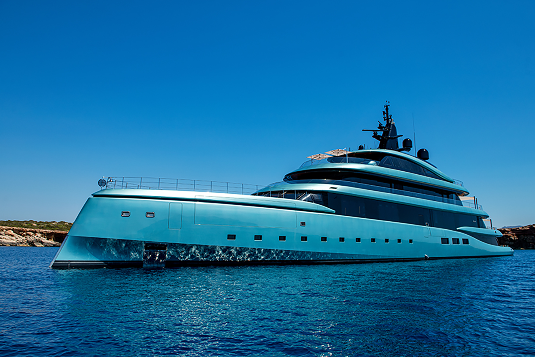 Kenshō_Exterior Azure Yacht Design-archineers ©Christopher Scholey Kenshō_Exterior Azure Yacht Design-archineers ©Christopher Scholey