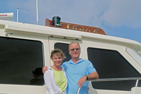Owners Vicki and Maynard Smith