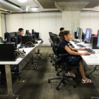 Campers at the Summer of Minecraft Camp in Richmond, CA.  Photo by: Olivia Cueva/Youth Radio