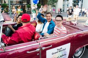 Youth Grand Marshall Rafael Jones During Oakland Pride Parade