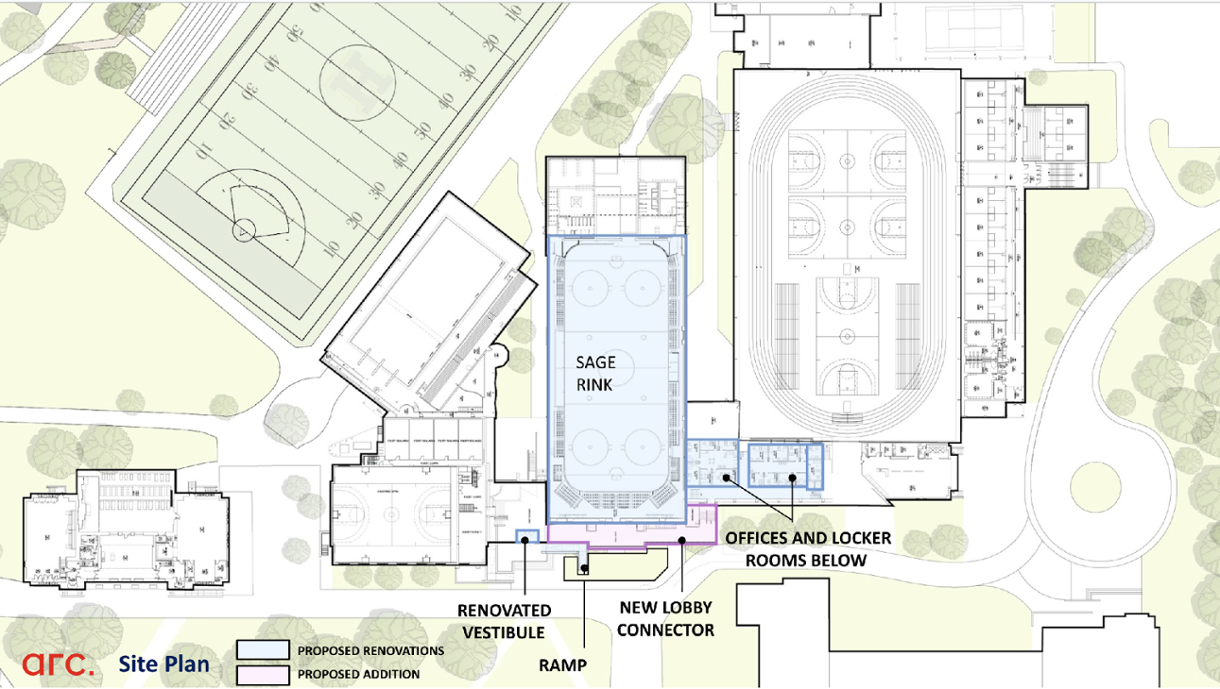 Sage Rink Hamilton Campus Construction Updates - Sage Rink Renovation - Hamilton College