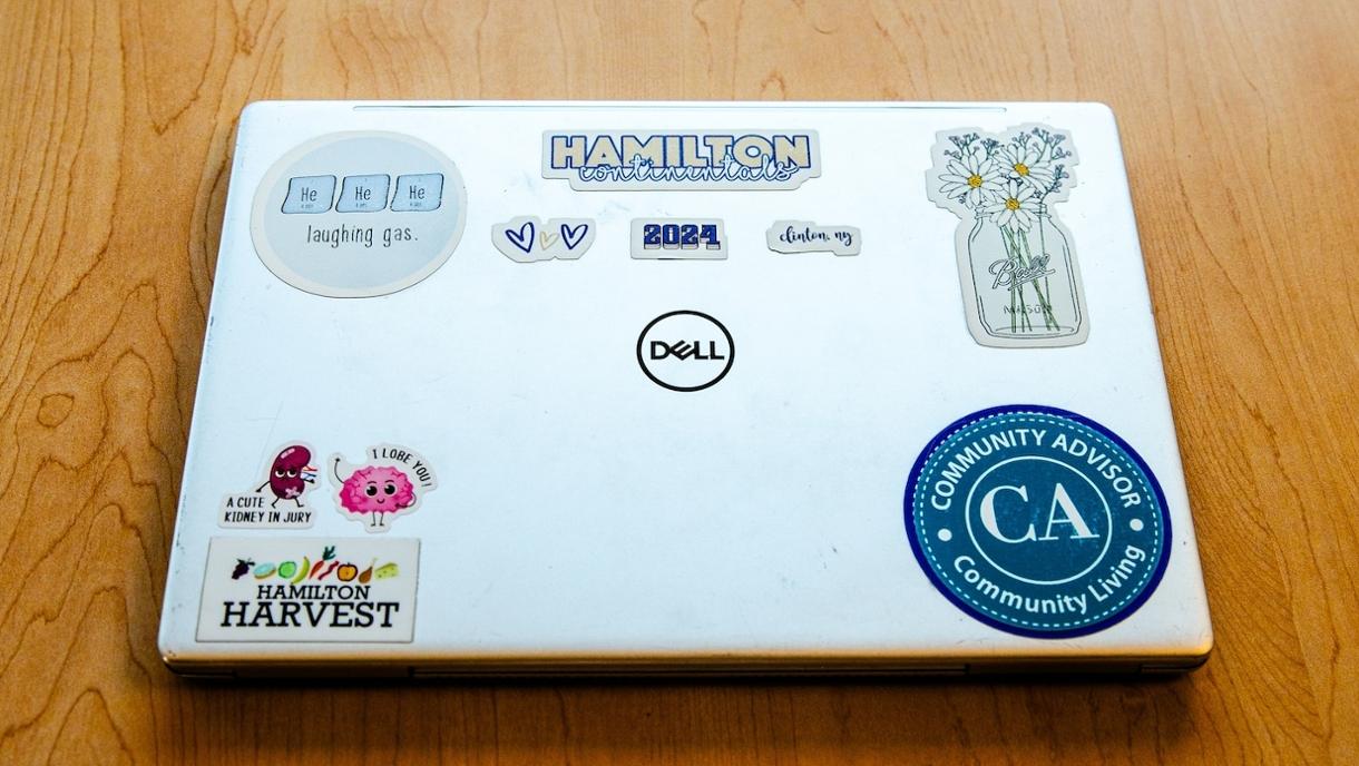 News - A Sticker’s Worth 1,000 Words - Hamilton College