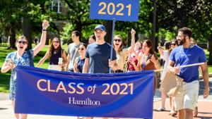 The Class of 2021 at the All Alumni Parade