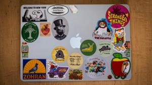 Olive McGowen &rsquo;29 laptop stickers