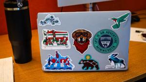 Aksel Reid &rsquo;27 laptop stickers
