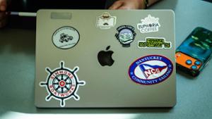 Mimi Burnett &rsquo;29 laptop stickers
