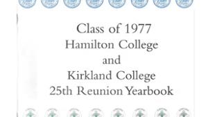 Class of 1977 25th Reunion Yearbook