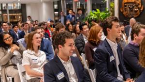 Students and alumni attend the January 2026 HCN event in NYC.