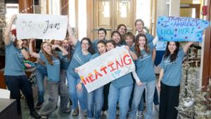 Current students welcome new Jans to campus