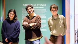 Carter Megalli &rsquo;26, Ely Silverman &rsquo;26 and Will Kretz &rsquo;26.