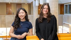 2026 Bristol Fellowship recipients Elise Kwon &rsquo;26 and Caroline Boies &rsquo;26
