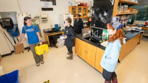 Prof. Ariel Kahrl leads a student research team in the summer of 2026.