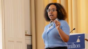Amaris Martins &rsquo;26 won The McKinney Prize for the speech "'Special' Treatment: How Experiences of Stigma Impacts the Student Identity of Those With ADHD."
