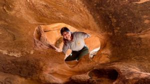 Kayley Boddy ’22 on the job at Arches National Park.