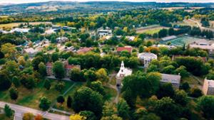 aeriel view of campus