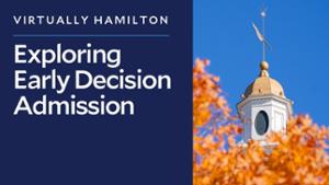Thumbnail for Virtually Hamilton 2026 Exploring Early Decision