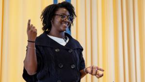 Eval-Eniman Imoke &rsquo;26 presents "The Thing Around Your Neck" for the 2026 Public Speaking Competition. Imoke won the Clark Prize.