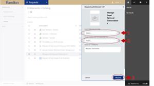 screenshot - managing optional email subscriptions 
