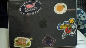 Ashley Patino &rsquo;29 laptop stickers