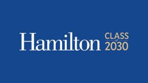 Class of 2030 wallpaper - Hamilton wordmark