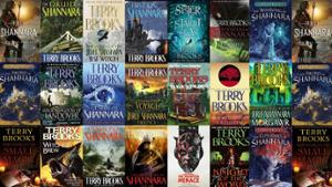 Terry Brooks &rsquo;66 book cover collage