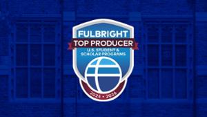 Top Fulbright producer 2025-2026 graphic