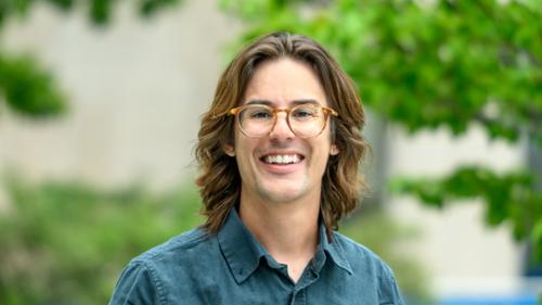 Page Header photo of Dallas Amico-Korby, Truax Postdoctoral Fellow and Visiting Assistant Professor of Philosophy