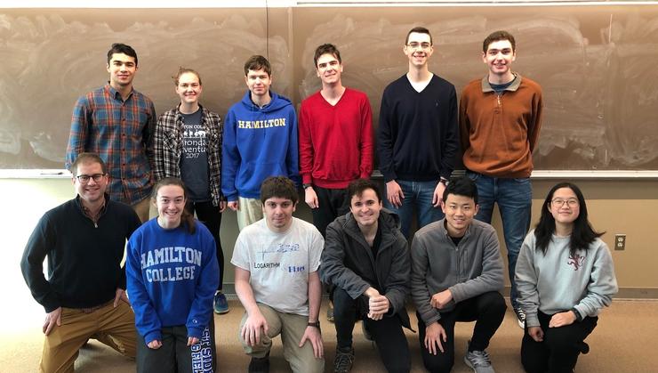 Hamilton's 2018-19 Mathletics Team brought back the Snow Bowl Cup.
