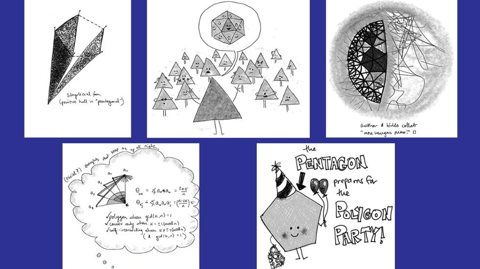 Illustrations from “Everything I Need to Know About Polygons I Learned from My Pre-Kindergartner”