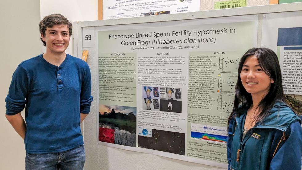 Max Girard ’24 and Charlotte Clark ’25