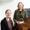 Macy Carter &rsquo;28 and Associate Professor of Music Charlotte Botha