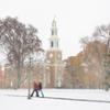 The Chapel in the first snowfall of the fall &rsquo;25 semester. Photo: Zack Stanek