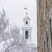 The Chapel in the snow.