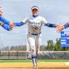 Sofia Santana &rsquo;26 with her Hamilton softball teammates.