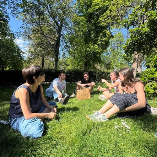 Students Talking