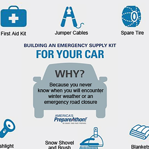 Winter Emergency Car Supply Kit 