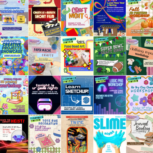 Makerspace Monday Posters F24-F26