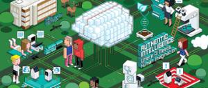 animation of illustration for Hamilton magazine by Totto Renna