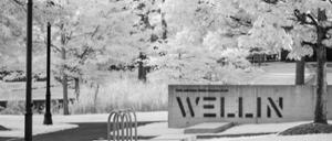Infrared photo of Wellin Museum