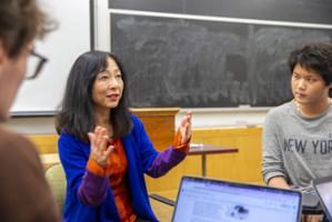 Associate Professor of Japanese Kyoko Omori teaches Modern Japan: Japanese Culture and Society From A(-Bomb) to (Dragon Ball) Z.