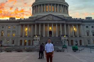 Evan Reed &rsquo;26 in Washington, D.C.