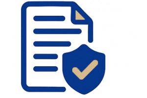 Policies & Procedures - Icon of a paper with a checkmark 