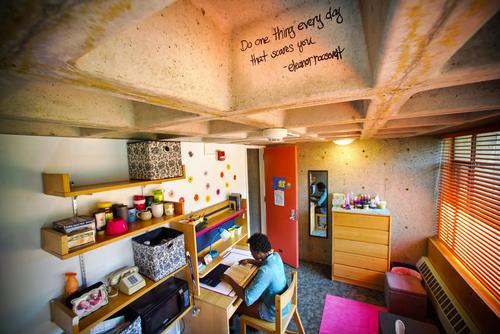 Jorett Joseph in Keehn residence hall