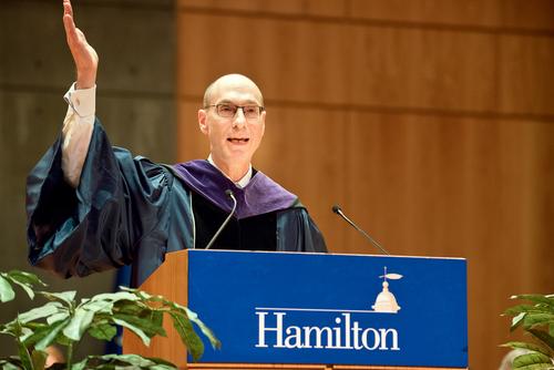 President Wippman at Convocation